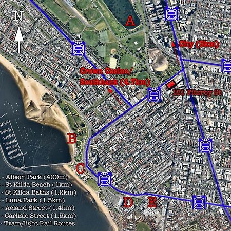Apartamento ☆ Heart Of St Kilda ☆ Infinity Pool+Parking+Wifi Melburne Exterior foto